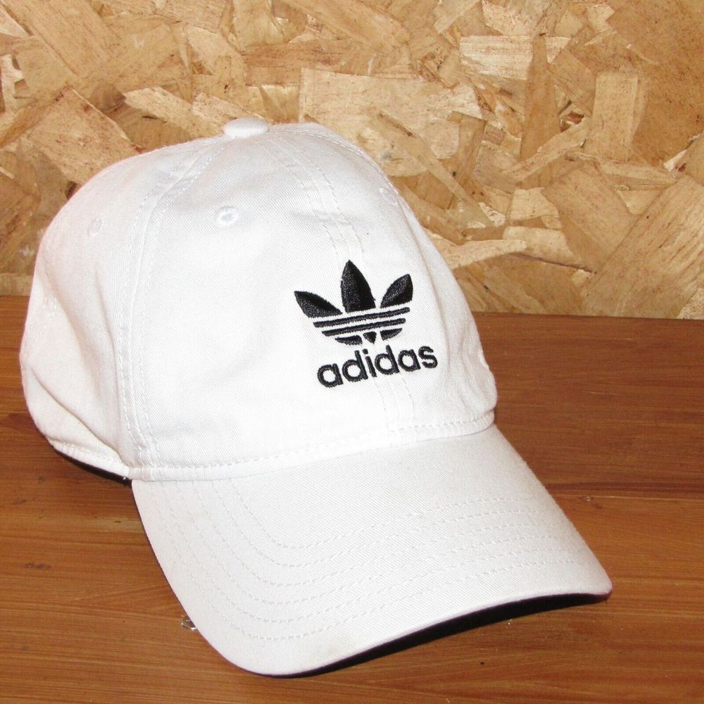 Adidas Women Original Baseball Cap Hat Relaxed Adjustable Strap White Comfort